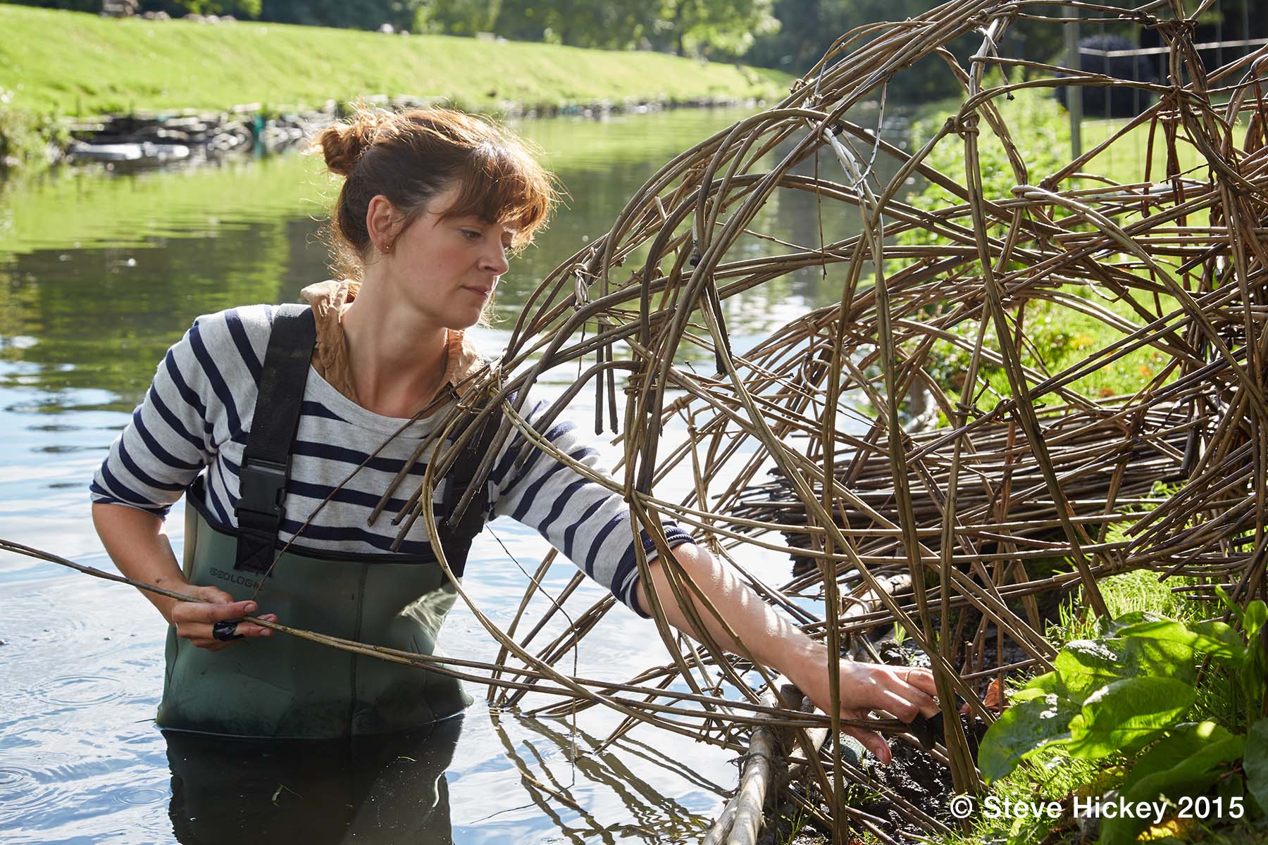 Laura Ellen Bacon working at Hall Place